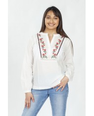 POLERA ARYA MUJER SEAGULL MANGA LARGA NEGRO