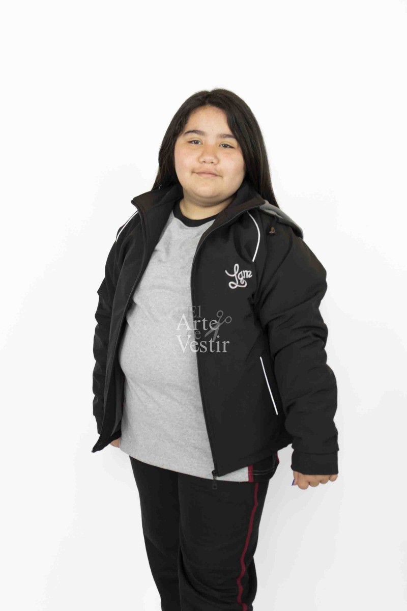 CASACA MUJER NEGRO GABRIELA MISTRAL PTO.NATALES