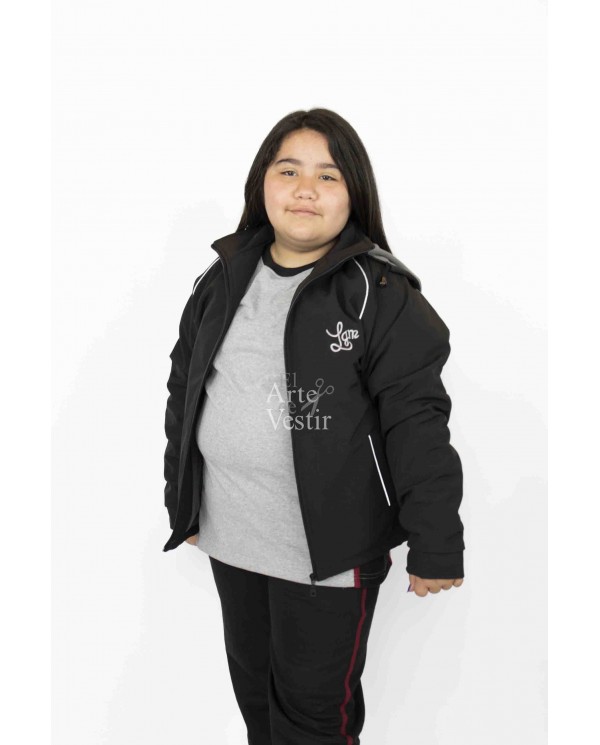 CASACA MUJER NEGRO GABRIELA MISTRAL PUERTO NATALES