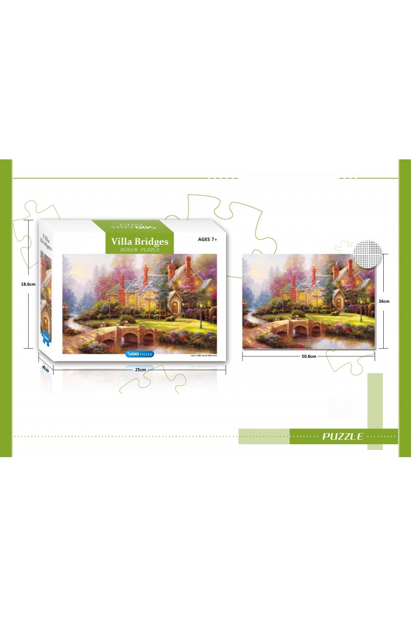 PUZZLE VILLA BRIDGES 500 PUZZLE VILLA BRIDGES 500