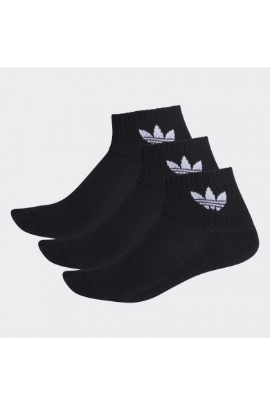 CALCETINES (3) ADIDAS UNISEX MID ANK NEGRO