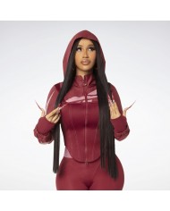 POLERÓN REEBOK MUJER COVER UP PERFORMANCE GRIS