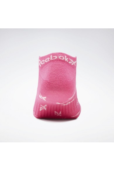 SOQUETES (3) REEBOK MUJER ANKLE INVISIBLE BLANCO/ROSADO