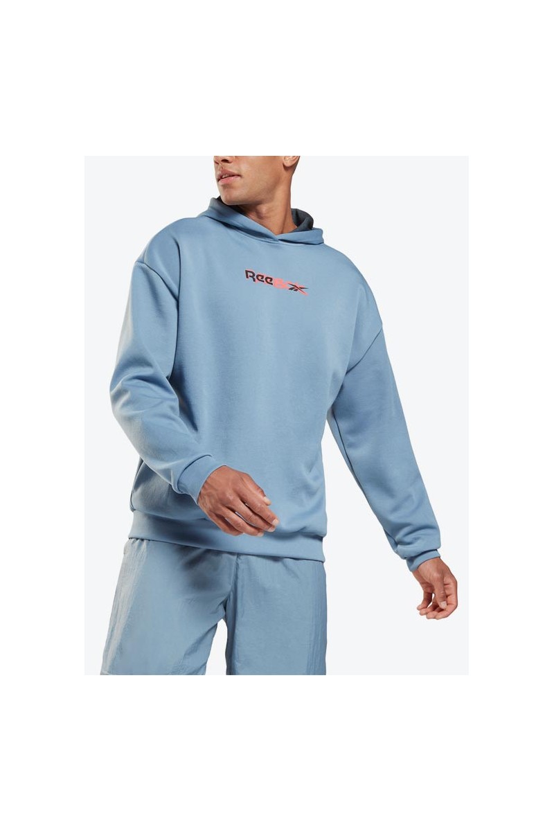 POLERÓN REEBOK HOMBRE HOODED SEAT CELESTE POLERÓN REEBOK HOMBRE HOODED SEAT CELESTE