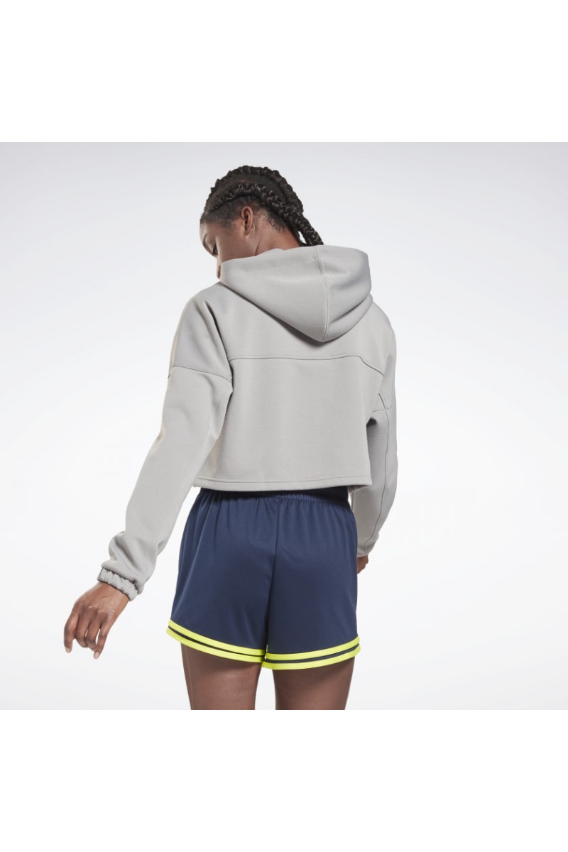 POLERÓN REEBOK MUJER COVER UP PERFORMANCE GRIS POLERÓN REEBOK MUJER COVER UP PERFORMANCE GRIS