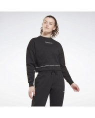 POLERÓN REEBOK MUJER PIPING CREW AZUL