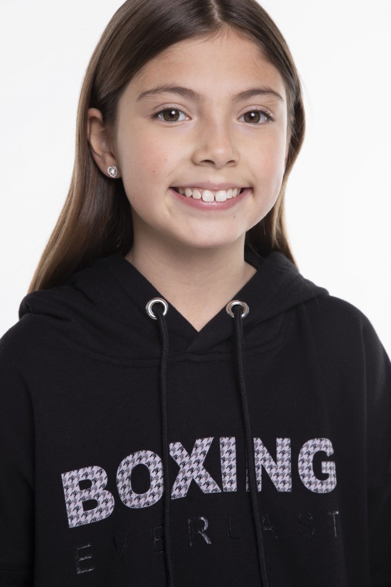 POLERÓN EVERLAST NIÑA TWEED BOXING NEGRO POLERÓN EVERLAST NIÑA TWEED BOXING NEGRO