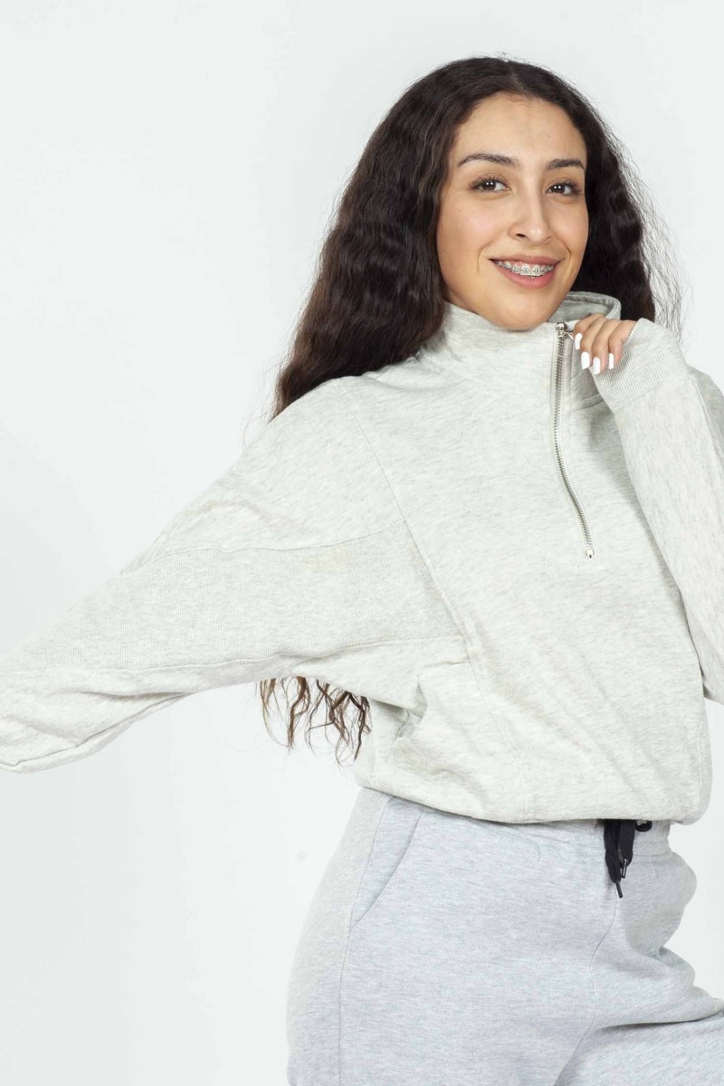 POLERÓN ARYA MUJER DEER BATWING GRIS POLERÓN ARYA MUJER DEER BATWING GRIS