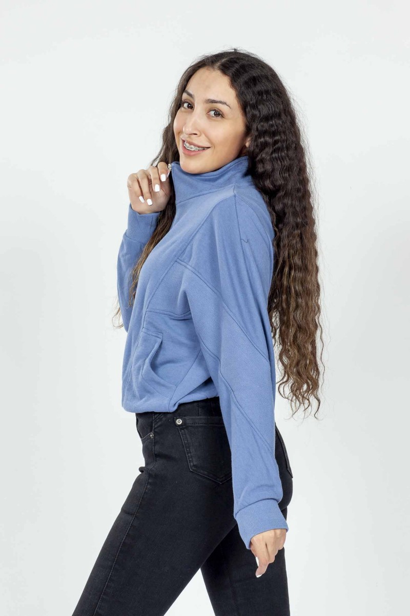 POLERÓN ARYA MUJER DEER BATWING DENIM POLERÓN ARYA MUJER DEER BATWING DENIM