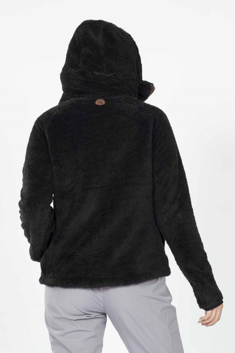 POLAR SKOLLEN MUJER SWEDEN ZIPPER NEGRO POLAR SKOLLEN MUJER SWEDEN ZIPPER NEGRO