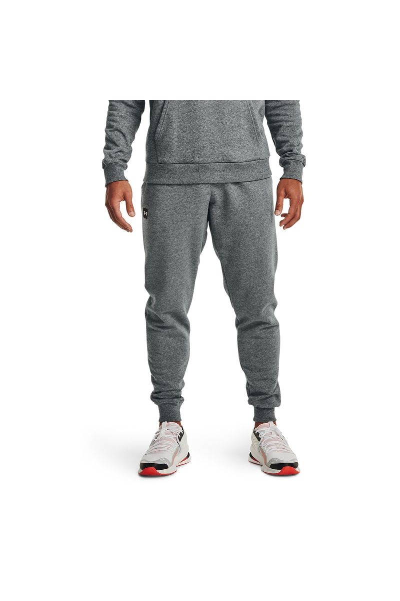 JOGGER UNDER ARMOUR HOMBRE RIVAL FLEECE GRIS