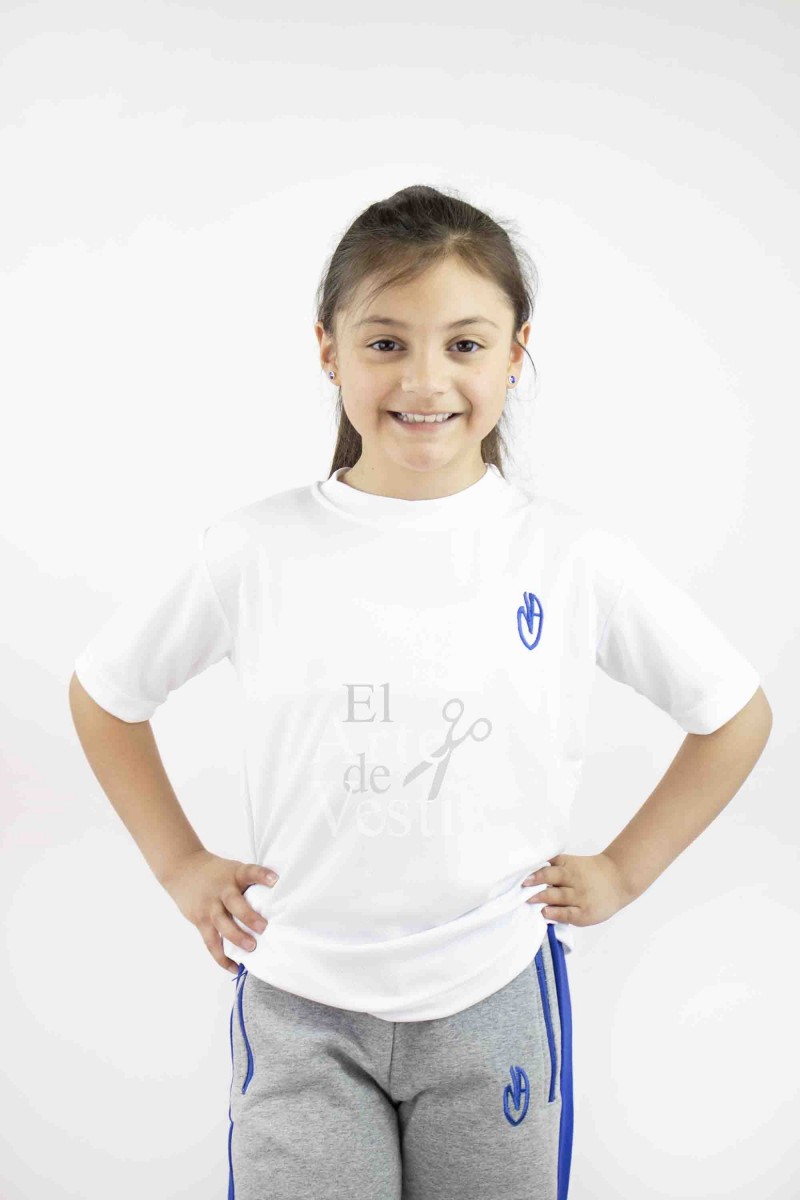 POLERA POLO BLANCA UNISEX MARIA AUXILIADORA PORVENIR