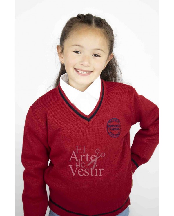 SWEATER ROJO BERNARDO OHIGGINS PORVENIR