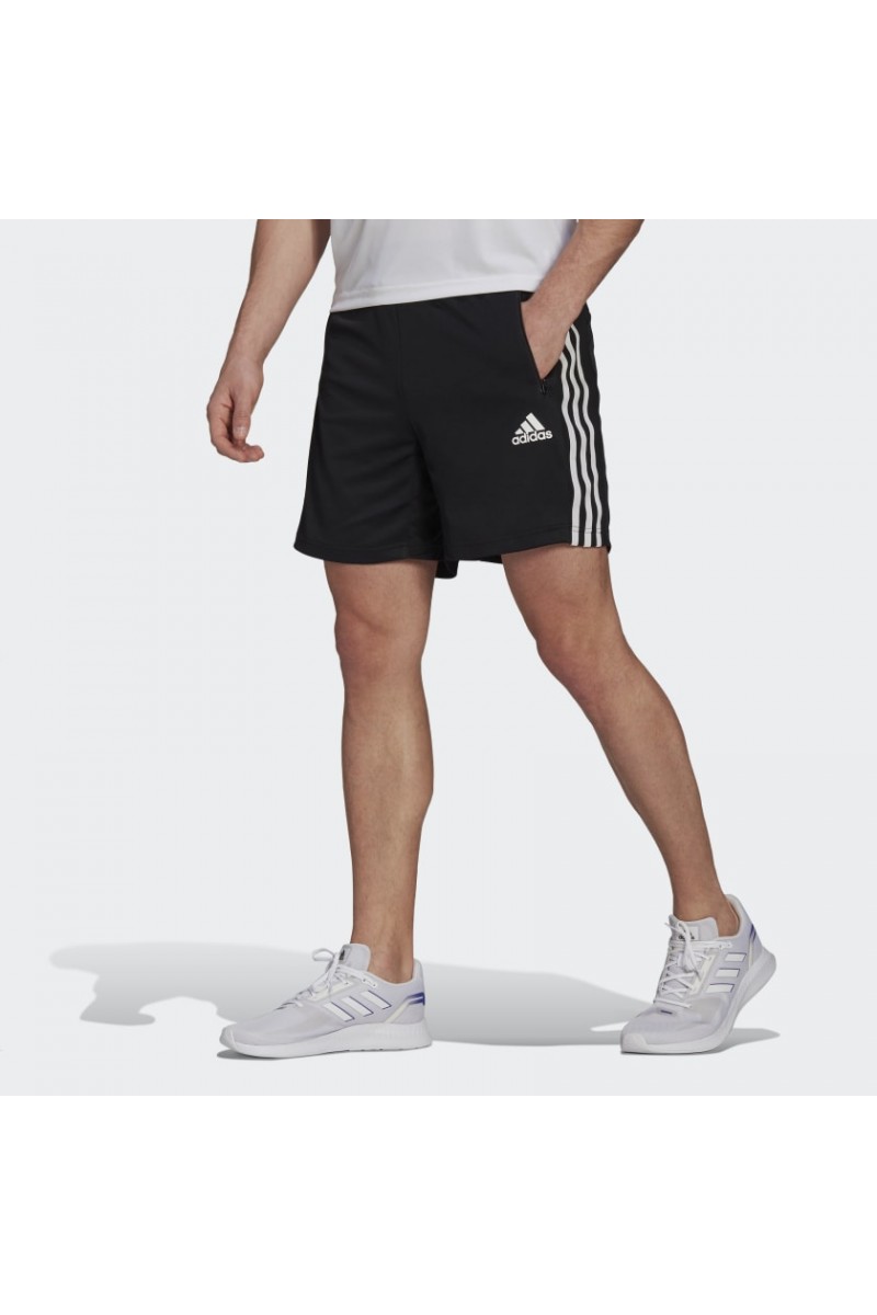 SHORT ADIDAS HOMBRE 3S PRIMEBLUE NEGRO SHORT ADIDAS HOMBRE 3S PRIMEBLUE NEGRO
