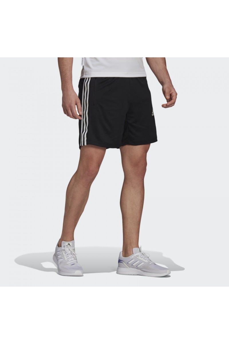 SHORT ADIDAS HOMBRE 3S PRIMEBLUE NEGRO SHORT ADIDAS HOMBRE 3S PRIMEBLUE NEGRO