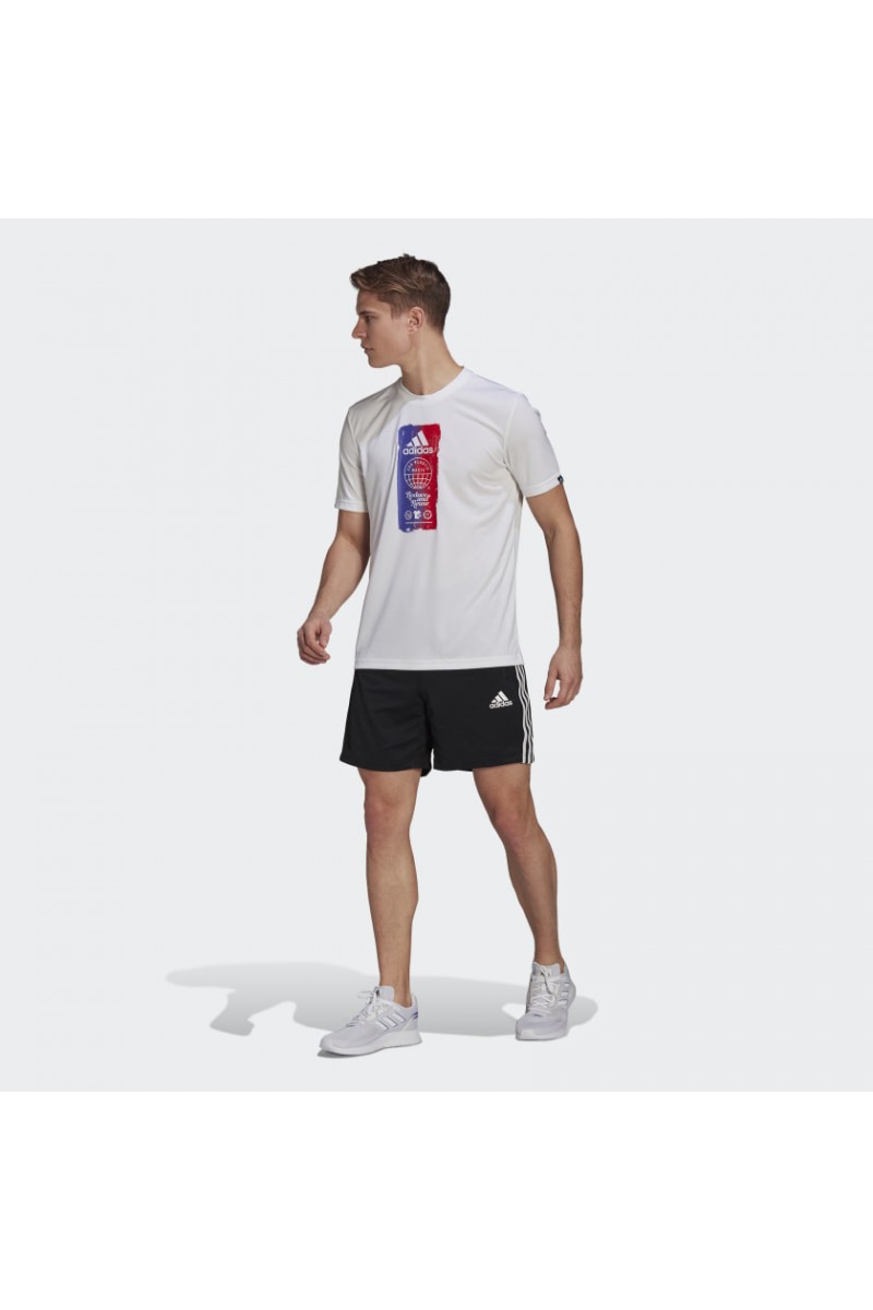 SHORT ADIDAS HOMBRE 3S PRIMEBLUE NEGRO SHORT ADIDAS HOMBRE 3S PRIMEBLUE NEGRO