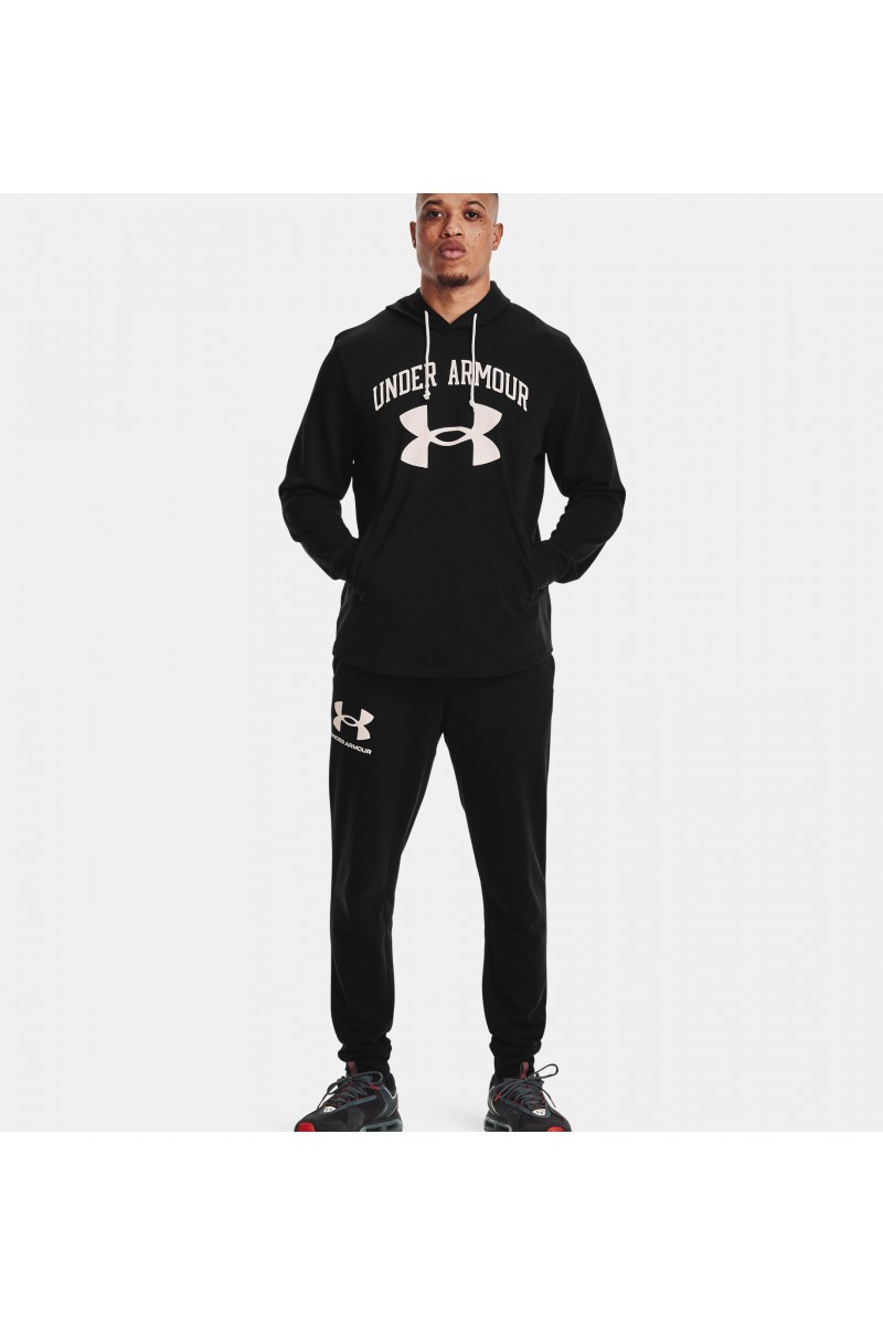POLERÓN UNDER ARMOUR HOMBRE RIVAL TERRY NEGRO POLERÓN UNDER ARMOUR HOMBRE RIVAL TERRY NEGRO