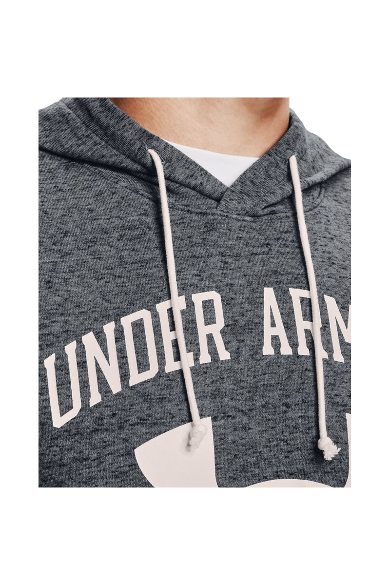 POLERÓN UNDER ARMOUR HOMBRE RIVAL TERRY BIG LOGO GRIS POLERÓN UNDER ARMOUR HOMBRE RIVAL TERRY BIG LOGO GRIS