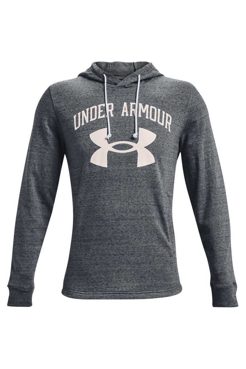 POLERÓN UNDER ARMOUR HOMBRE RIVAL TERRY BIG LOGO GRIS POLERÓN UNDER ARMOUR HOMBRE RIVAL TERRY BIG LOGO GRIS
