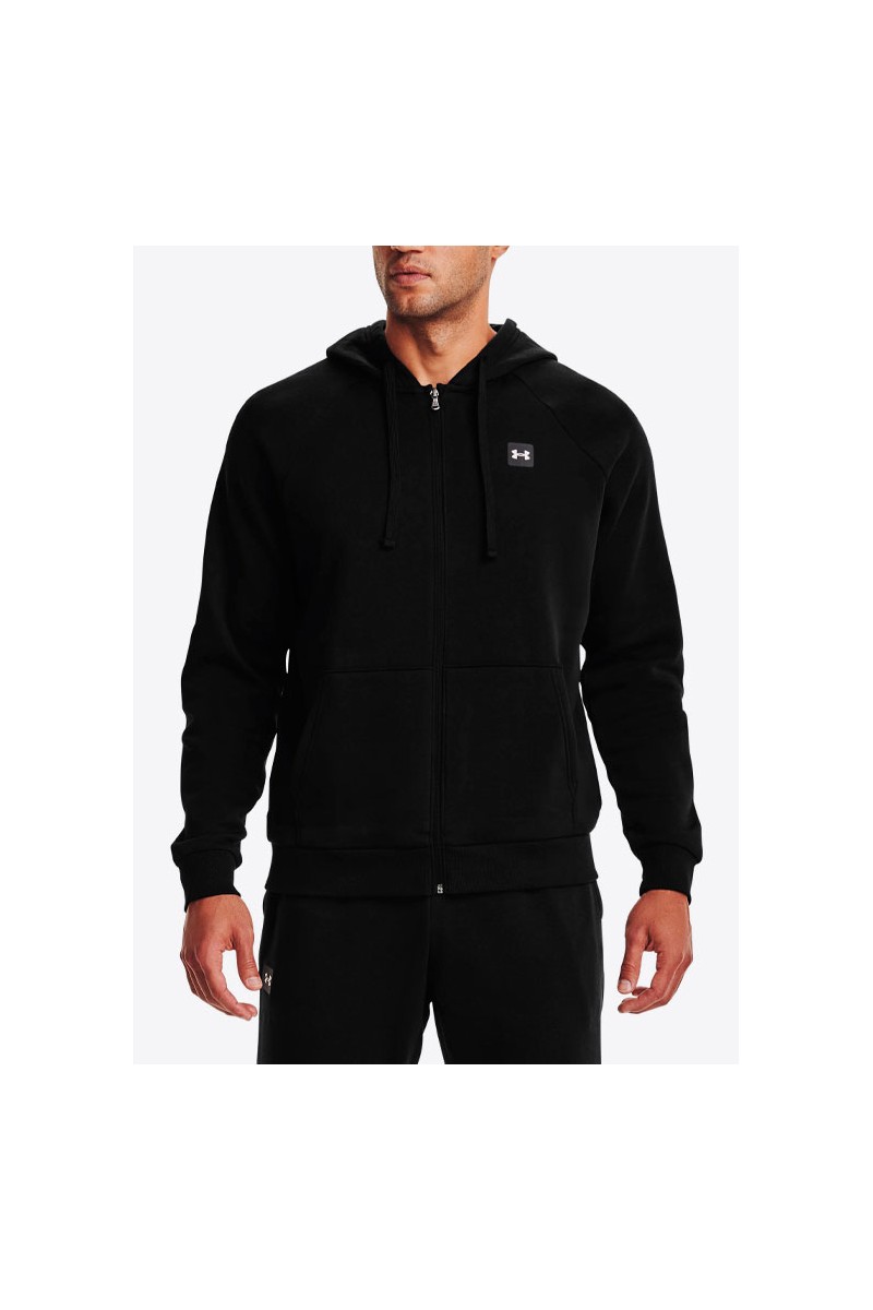 POLERÓN UNDER ARMOUR HOMBRE FLEECE ZIP NEGRO POLERÓN UNDER ARMOUR HOMBRE FLEECE ZIP NEGRO