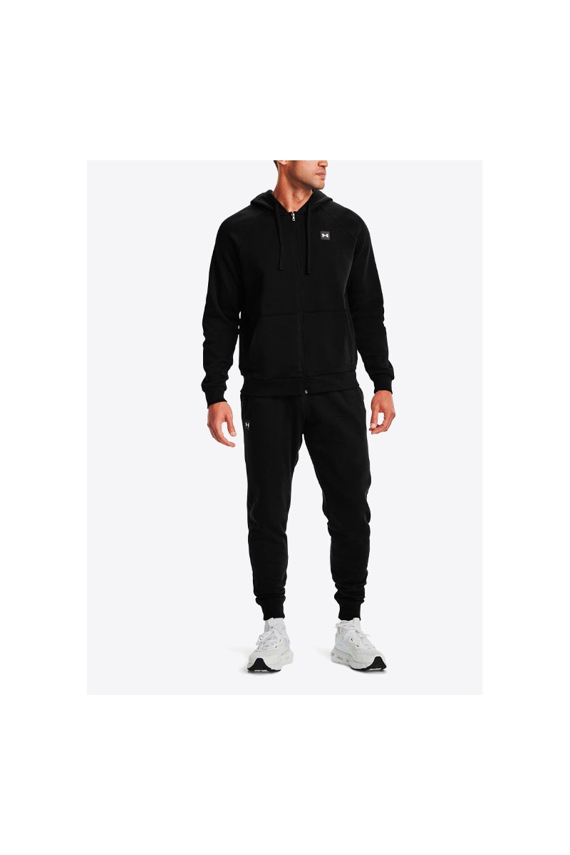 POLERÓN UNDER ARMOUR HOMBRE FLEECE ZIP NEGRO POLERÓN UNDER ARMOUR HOMBRE FLEECE ZIP NEGRO