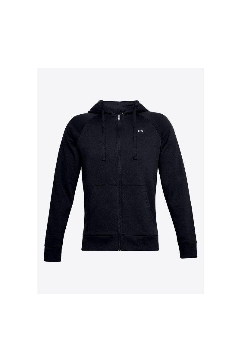 POLERÓN UNDER ARMOUR HOMBRE FLEECE ZIP NEGRO POLERÓN UNDER ARMOUR HOMBRE FLEECE ZIP NEGRO