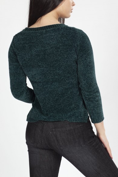 SWEATER ARYA ALELI VELVET VERDE