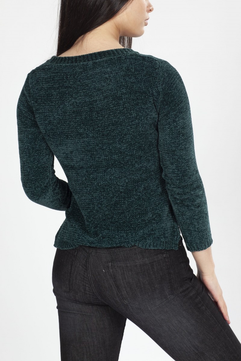 SWEATER ARYA ALELI VELVET VERDE