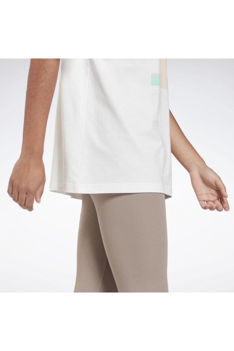 POLERA REEBOK MUJER TRAINING ESSENTIALS BLANCO