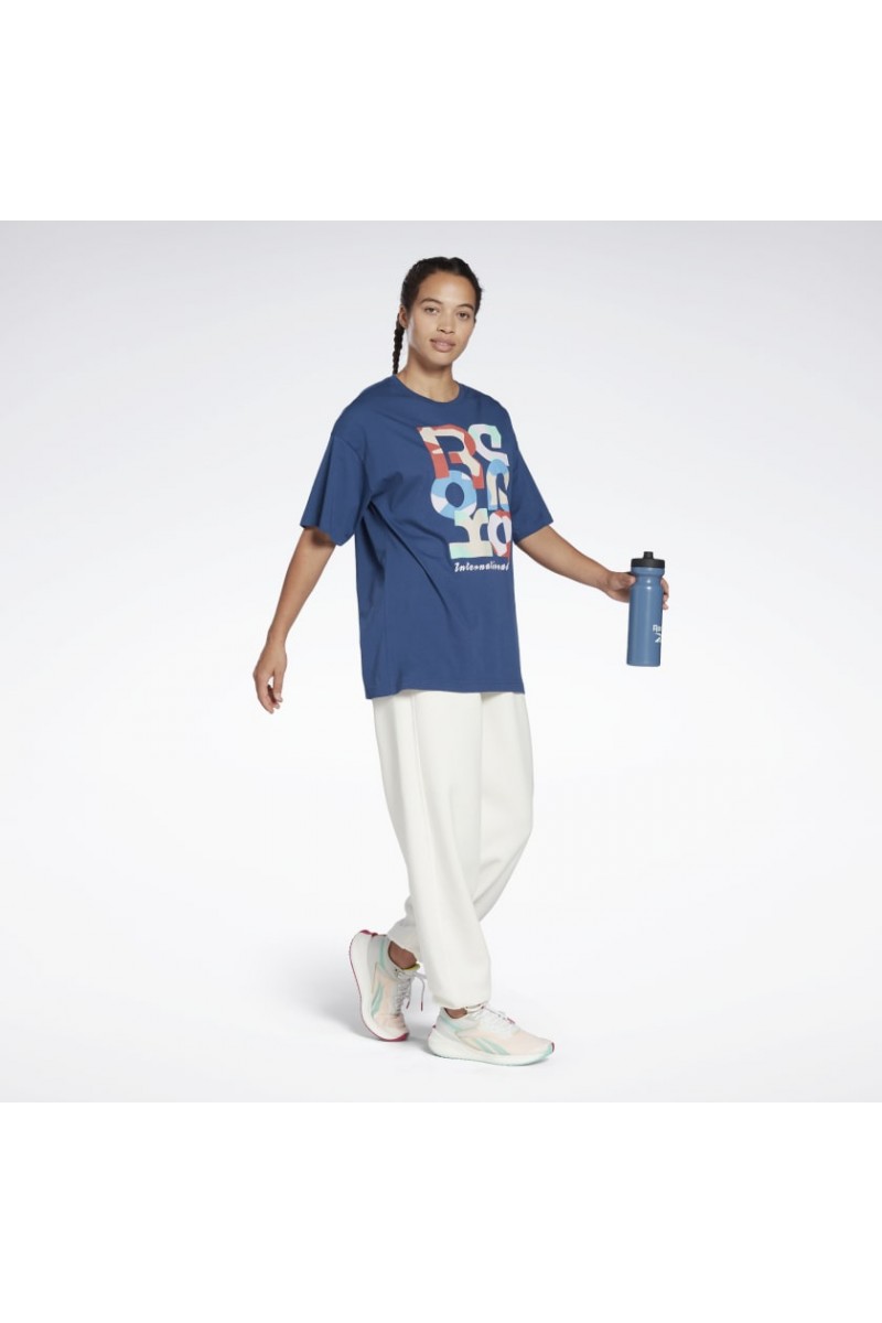 POLERA REEBOK MUJER TRAINING ESSENTIALS AZUL