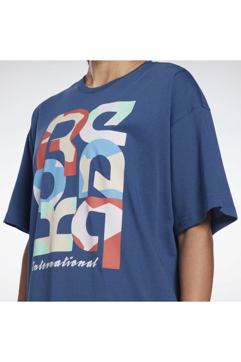 POLERA REEBOK MUJER TRAINING ESSENTIALS AZUL