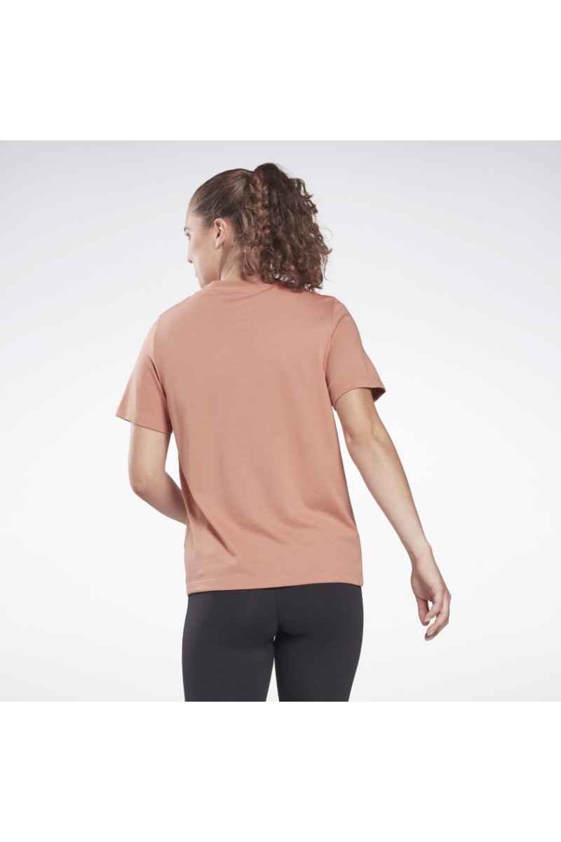 POLERA REEBOK MUJER BL TEE NARANJO POLERA REEBOK MUJER BL TEE NARANJO