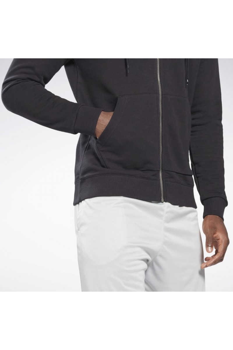 POLERÓN DEPORTIVO REEBOK IDENTITY ZIP-UP NEGRO POLERÓN DEPORTIVO REEBOK IDENTITY ZIP-UP NEGRO