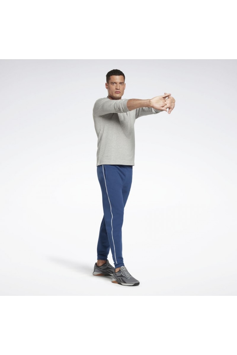 JOGGER REEBOK HOMBRE WORKOUT READY PIPING AZUL JOGGER REEBOK HOMBRE WORKOUT READY PIPING AZUL