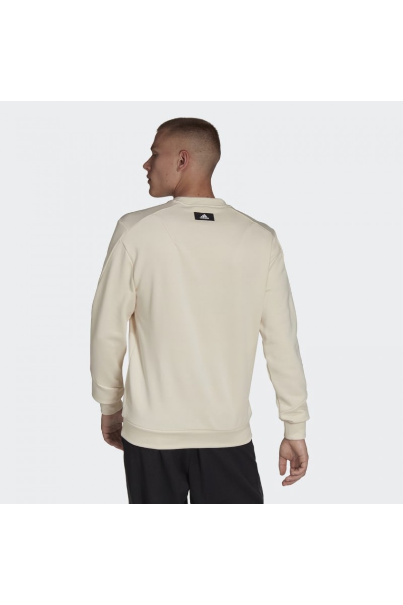 POLERÓN ADIDAS HOMBRE FUTURE ICONS BEIGE POLERÓN ADIDAS HOMBRE FUTURE ICONS BEIGE