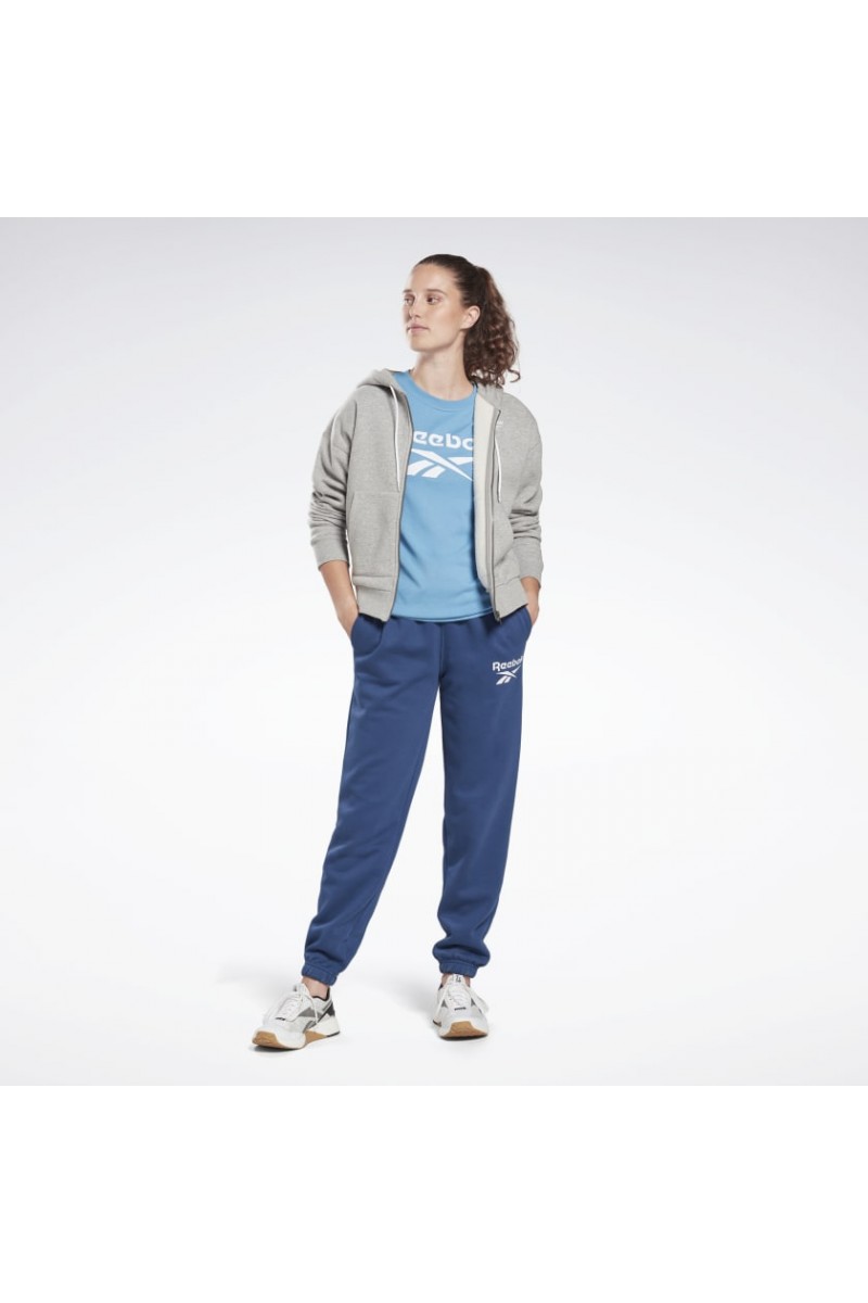 PANTALÓN REEBOK MUJER IDENTITY LOGO AZUL PANTALÓN REEBOK MUJER IDENTITY LOGO AZUL