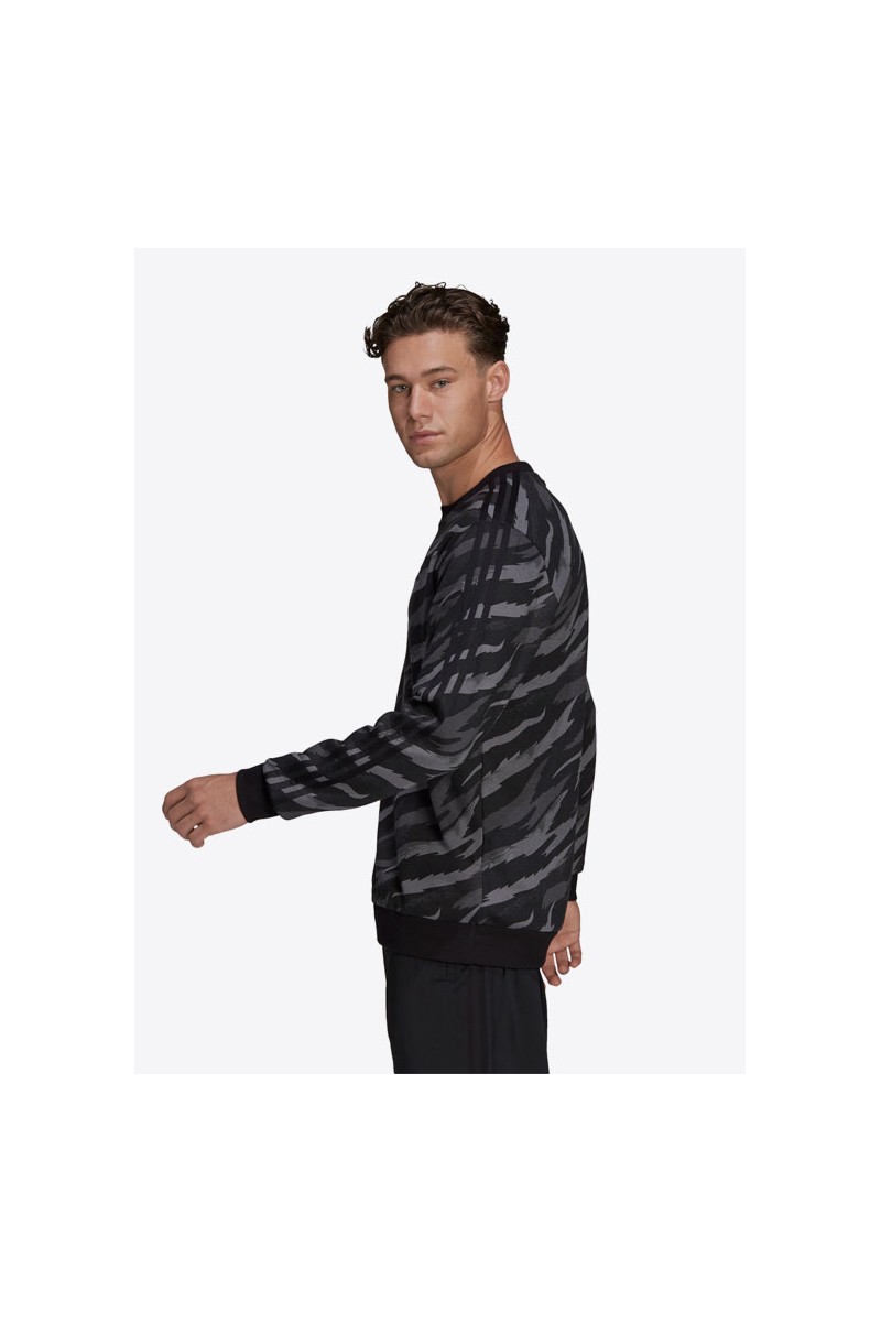 POLERÓN ADIDAS HOMBRE ESSENTIAL FRENCH TERRY CAMO-PRINT NEGRO POLERÓN ADIDAS HOMBRE ESSENTIAL FRENCH TERRY CAMO-PRINT NEGRO