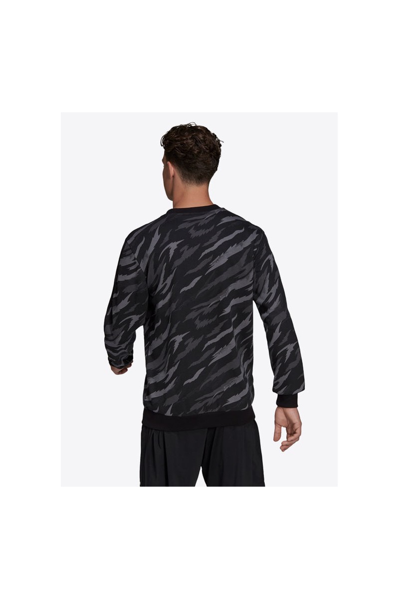 POLERÓN ADIDAS HOMBRE ESSENTIAL FRENCH TERRY CAMO-PRINT NEGRO POLERÓN ADIDAS HOMBRE ESSENTIAL FRENCH TERRY CAMO-PRINT NEGRO