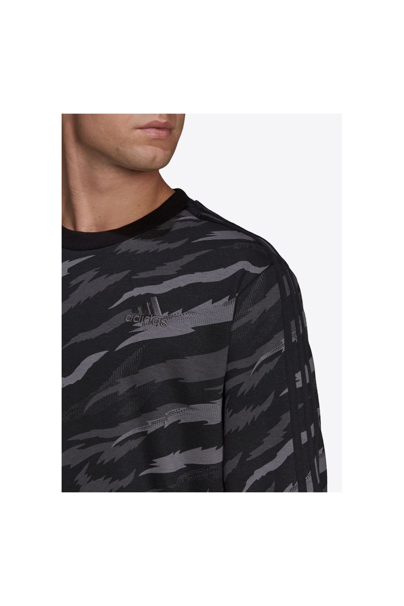 POLERÓN ADIDAS HOMBRE ESSENTIAL FRENCH TERRY CAMO-PRINT NEGRO POLERÓN ADIDAS HOMBRE ESSENTIAL FRENCH TERRY CAMO-PRINT NEGRO