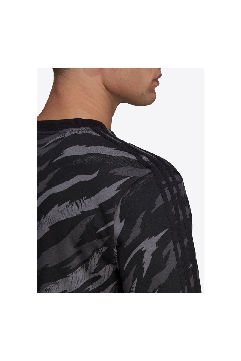 POLERÓN ADIDAS HOMBRE ESSENTIAL FRENCH TERRY CAMO-PRINT NEGRO POLERÓN ADIDAS HOMBRE ESSENTIAL FRENCH TERRY CAMO-PRINT NEGRO