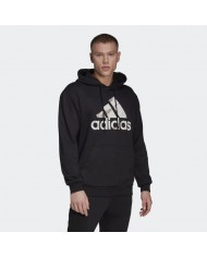 POLERÓN ADIDAS HOMBRE ESSENTIAL FRENCH TERRY CAMO-PRINT NEGRO