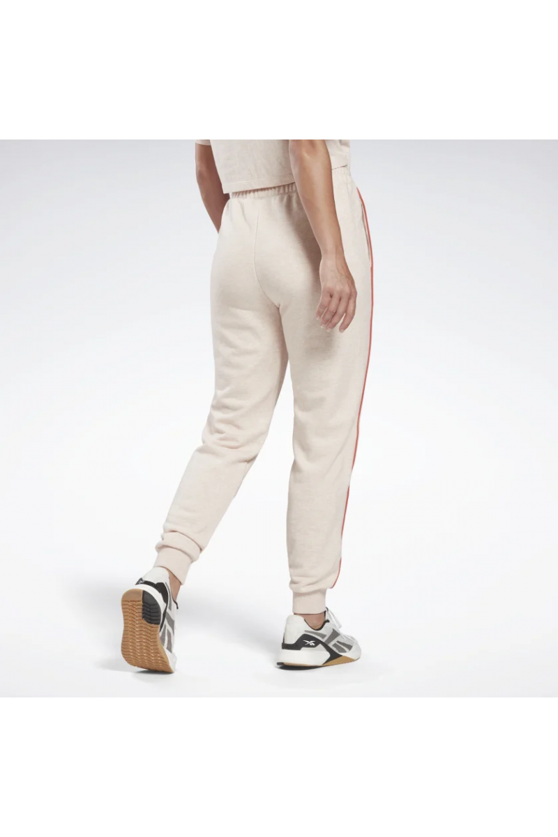 PANTALÓN BUZO REEBOK MUJER PIPING ROSADO PANTALÓN BUZO REEBOK MUJER PIPING ROSADO