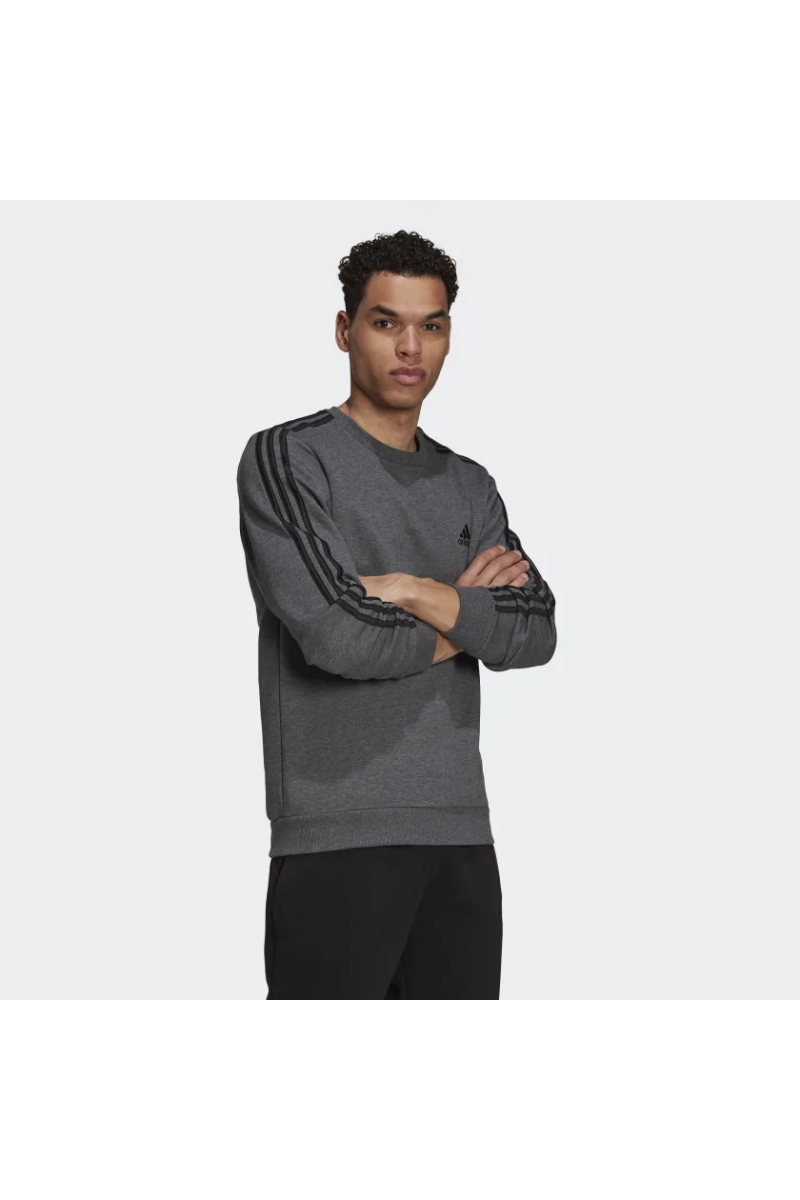 POLERÓN ADIDAS HOMBRE ESSENTIALS FLEECE GRIS POLERÓN ADIDAS HOMBRE ESSENTIALS FLEECE GRIS