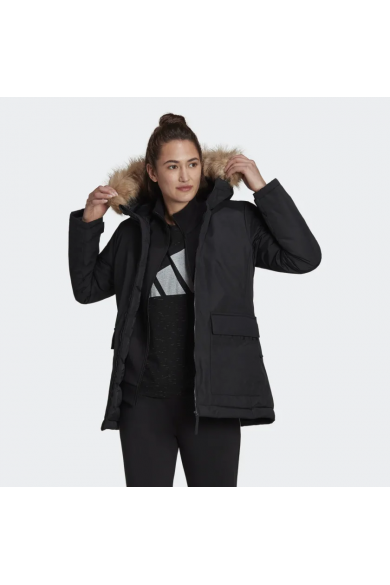 CHAQUETA ADIDAS MUJER HOODED NEGRA