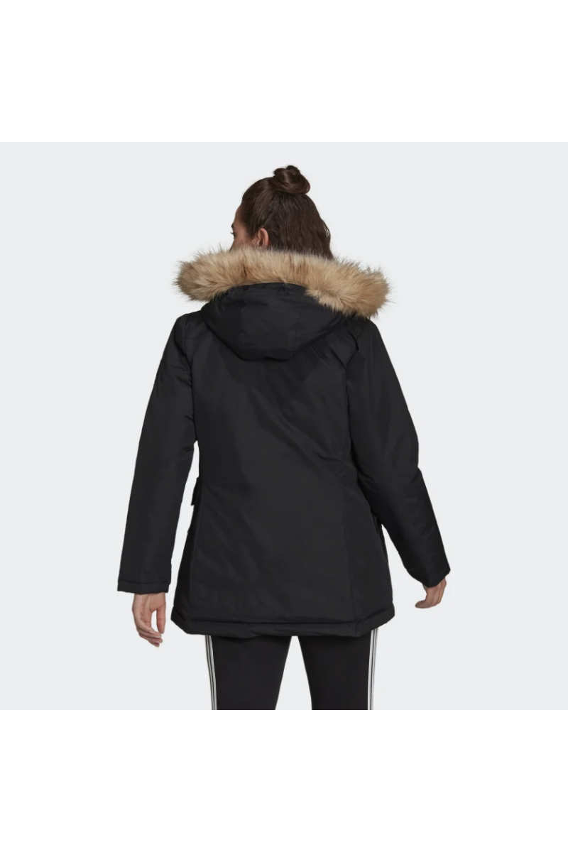 CHAQUETA ADIDAS MUJER HOODED NEGRA CHAQUETA ADIDAS MUJER HOODED NEGRA