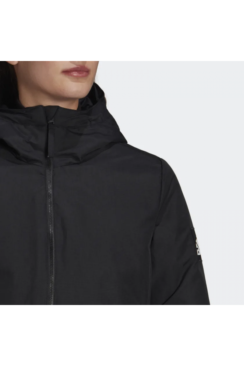CHAQUETA ADIDAS MUJER HOODED NEGRA CHAQUETA ADIDAS MUJER HOODED NEGRA