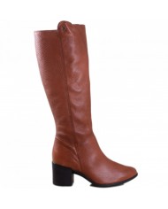 BOTA BOTTERO MUJER CROCO TANIS MILITAR NEGRO