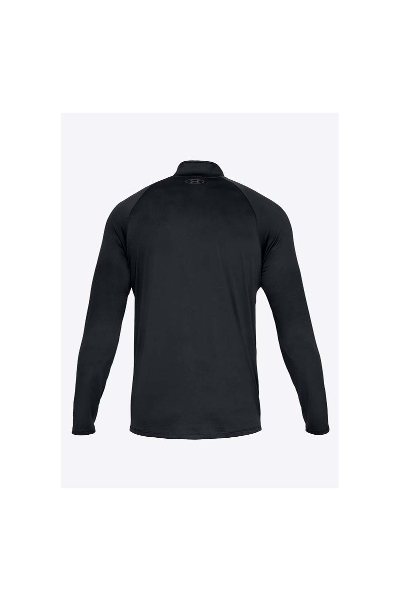 POLERA MANGA LARGA UNDER ARMOUR HOMBRE TECH 2.0 NEGRO