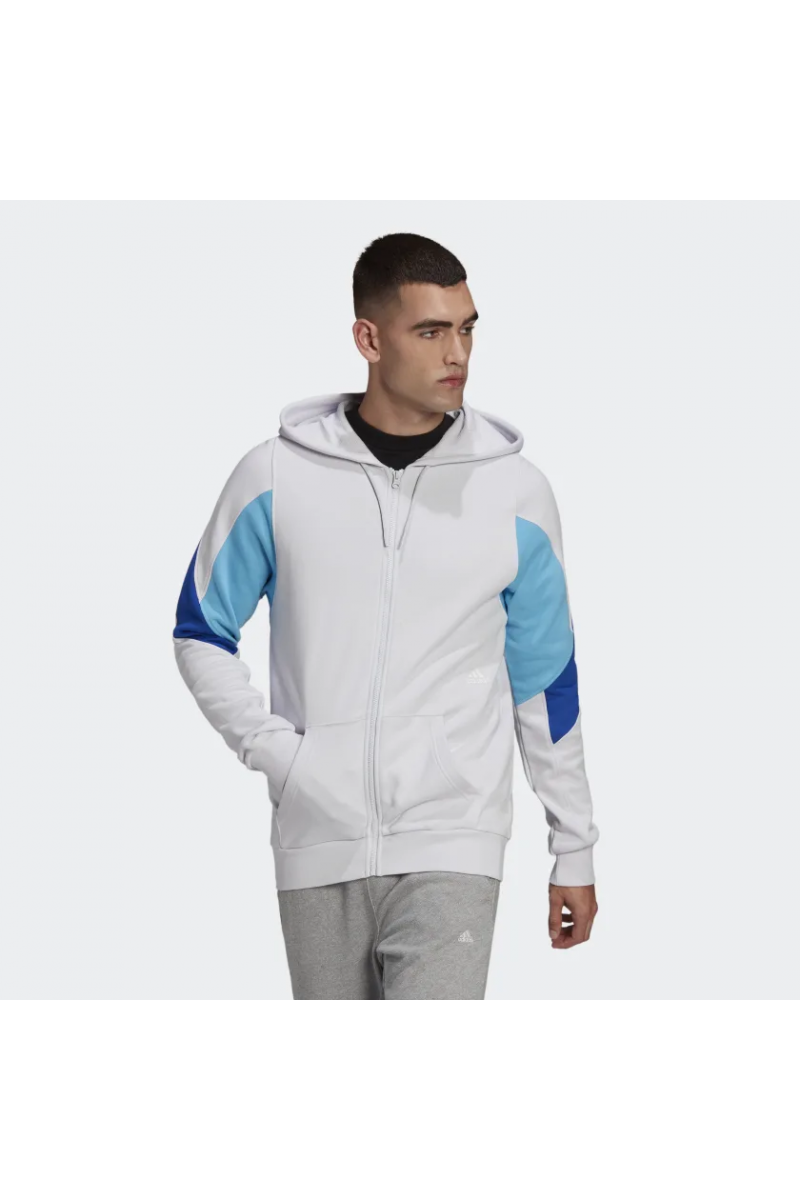 POLERÓN ADIDAS HOMBRE STUDIO LOUNGE ESTAMPADO GRIS POLERÓN ADIDAS HOMBRE STUDIO LOUNGE ESTAMPADO GRIS