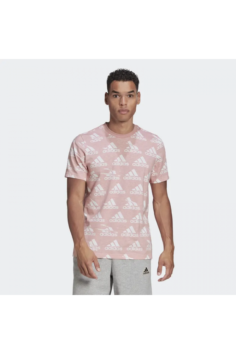 POLERA ADIDAS HOMBRE BRANDLOVE SINGLE MALVA